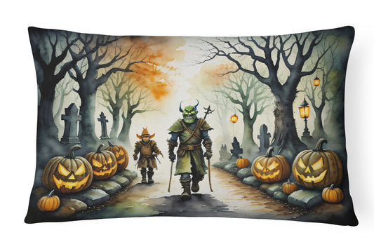 Buy this Orcs Spooky Halloween Throw Pillow