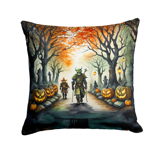 Buy this Orcs Spooky Halloween Throw Pillow