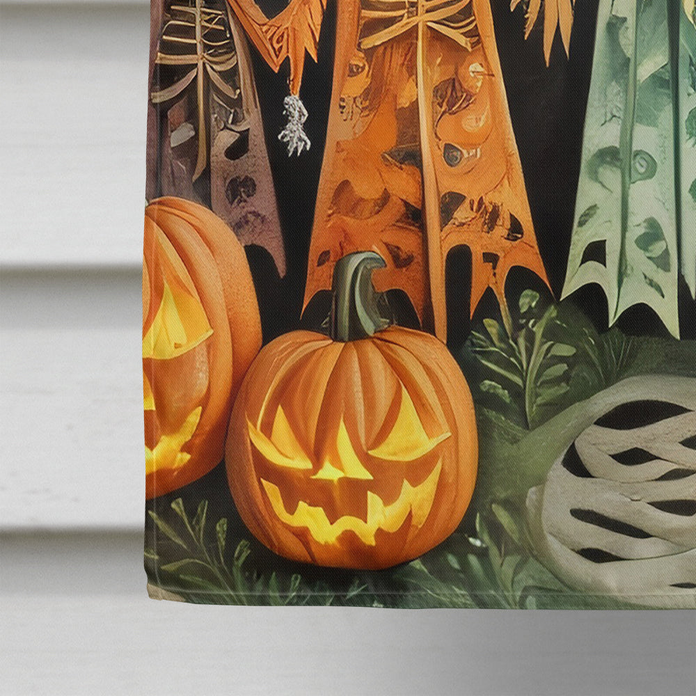 Papel Picado Skeletons Spooky Halloween House Flag