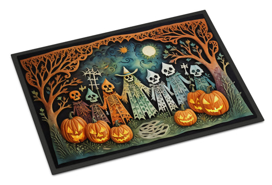 Buy this Papel Picado Skeletons Spooky Halloween Doormat