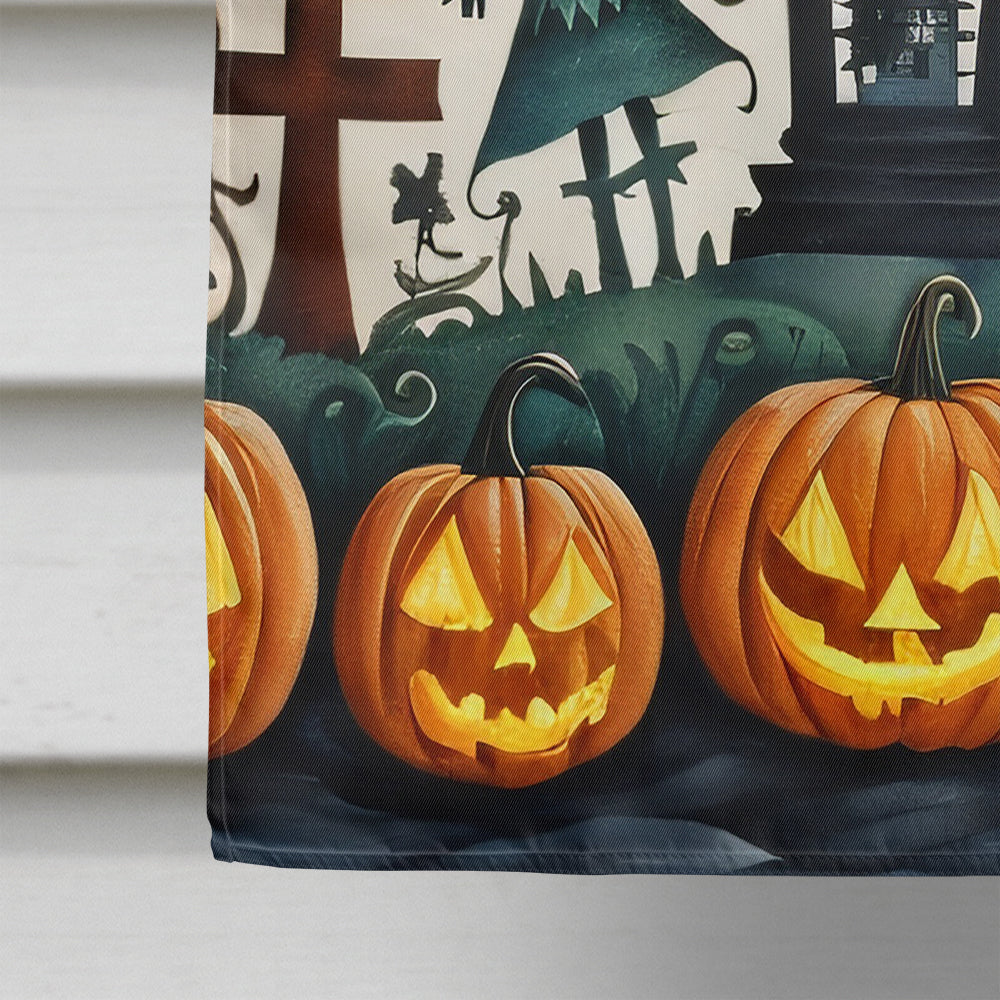 Papel Picado Skeletons Spooky Halloween House Flag