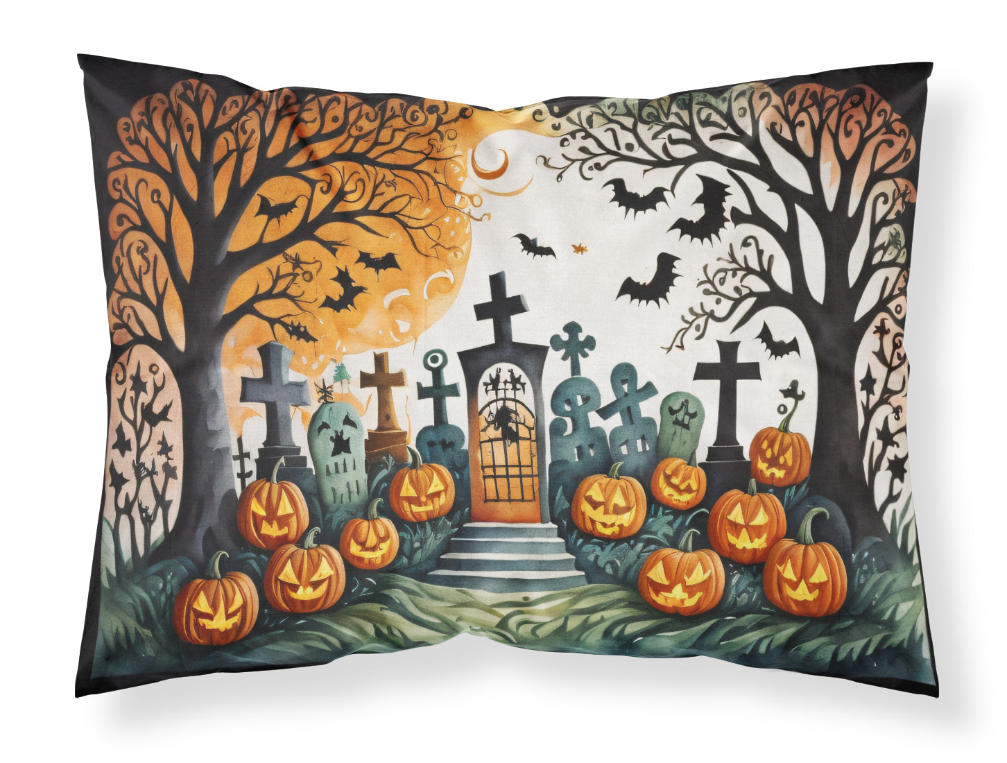 Buy this Papel Picado Skeletons Spooky Halloween Standard Pillowcase