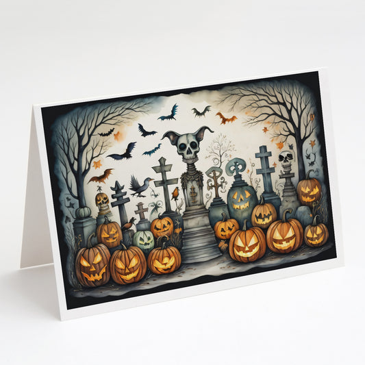 Buy this Pet Cemetery Spooky Halloween Greeting Cards Pack of 8