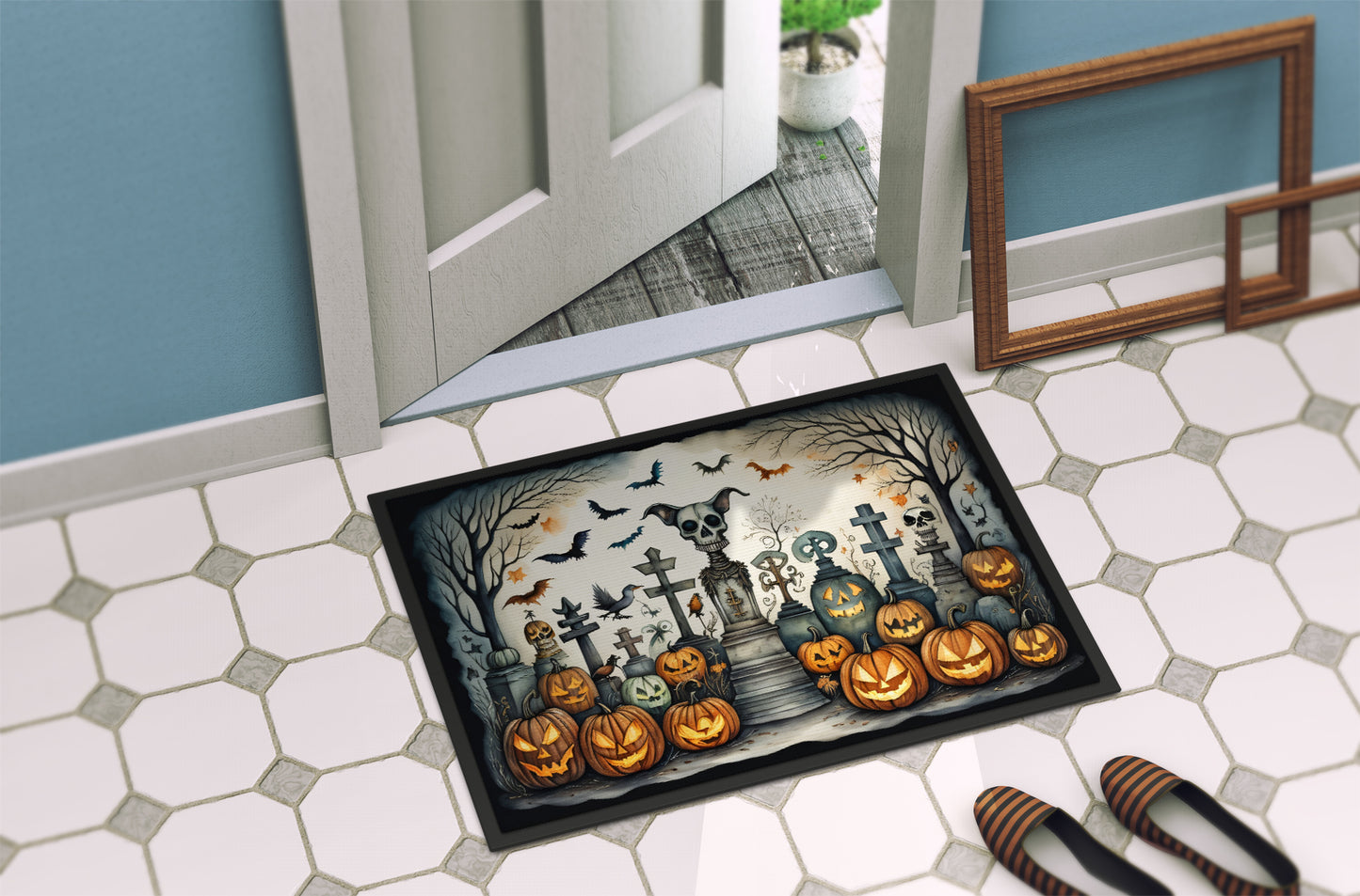 Pet Cemetery Spooky Halloween Doormat