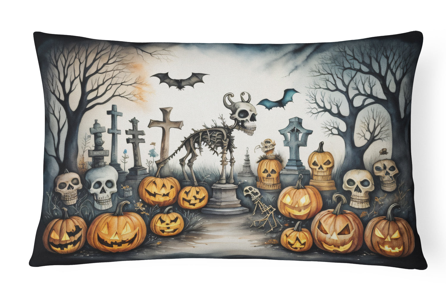 Buy this Pet Cemetery Spooky Halloween Throw Pillow