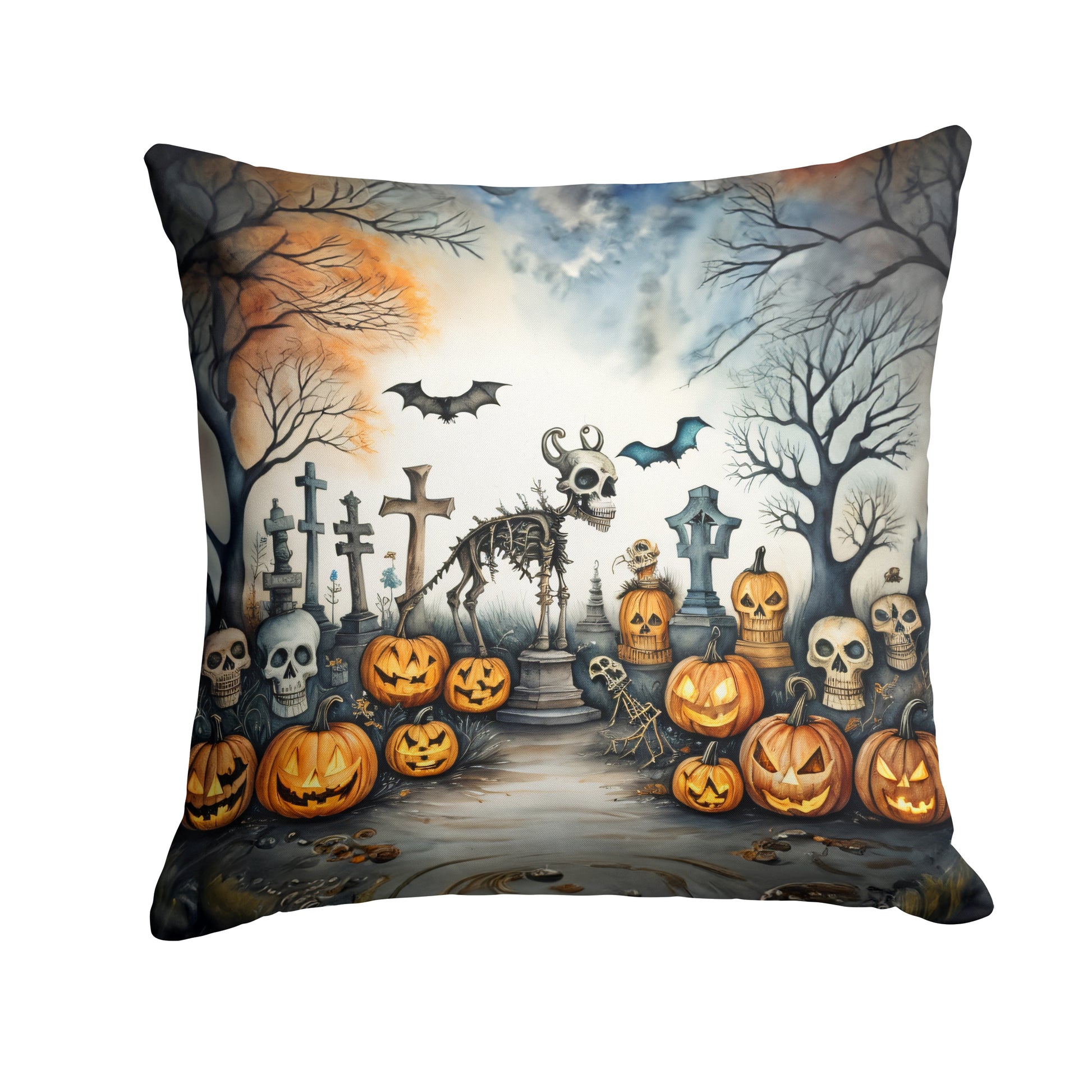 Buy this Pet Cemetery Spooky Halloween Throw Pillow