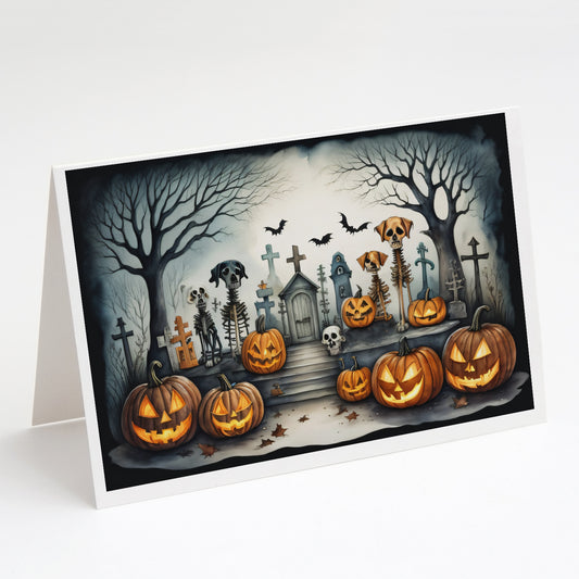 Buy this Pet Cemetery Spooky Halloween Greeting Cards Pack of 8