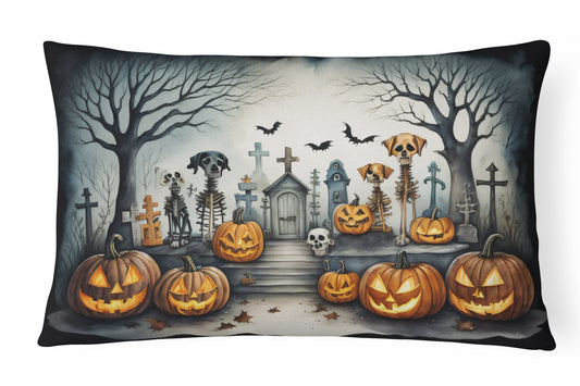 Buy this Pet Cemetery Spooky Halloween Throw Pillow