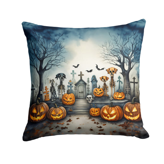 Buy this Pet Cemetery Spooky Halloween Throw Pillow