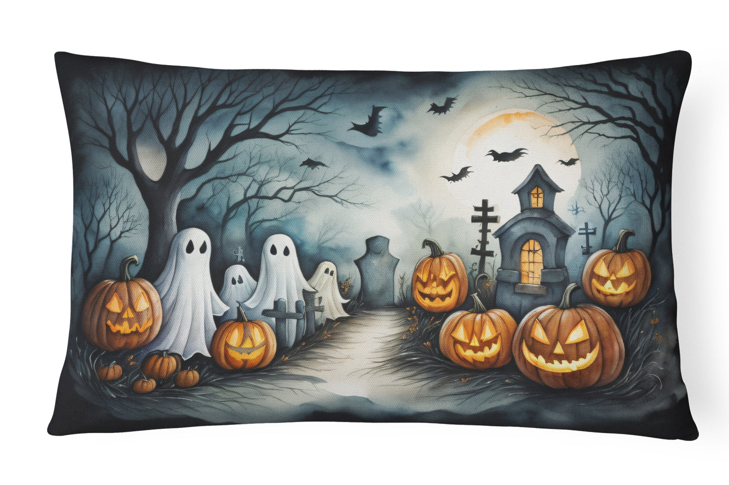 Buy this Ghosts Spooky Halloween Throw Pillow