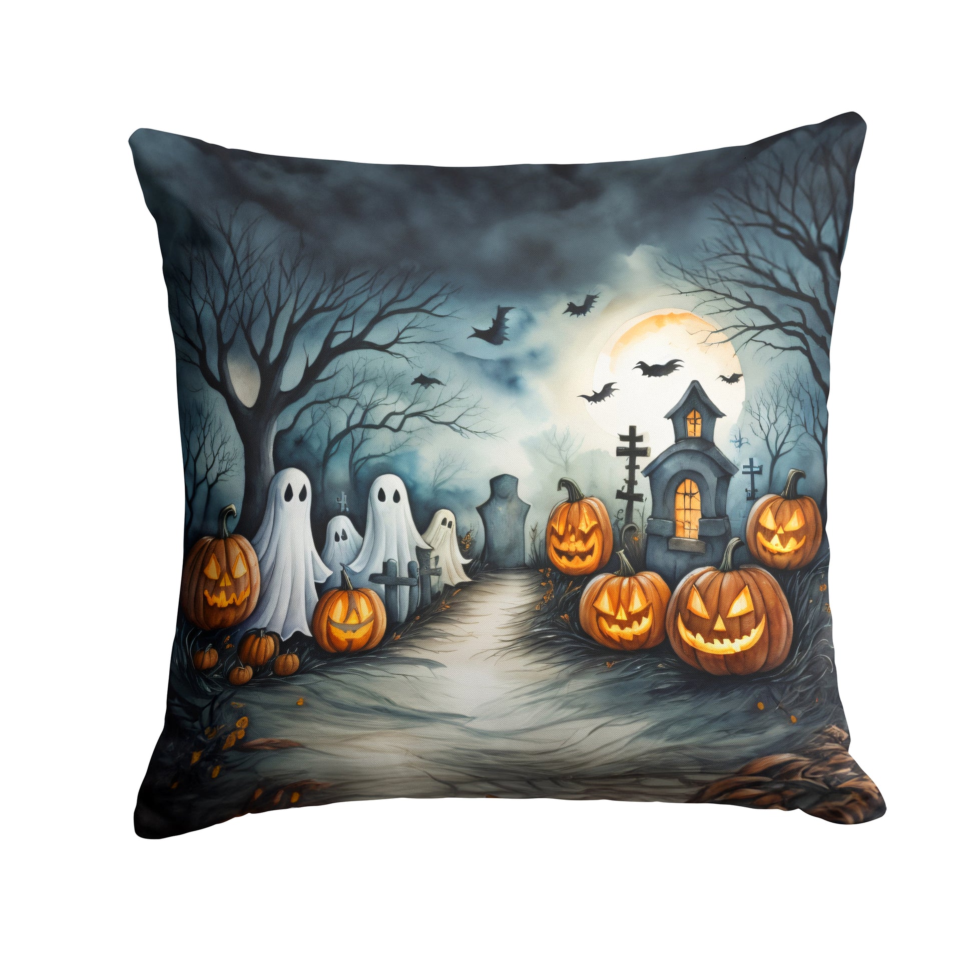 Buy this Ghosts Spooky Halloween Throw Pillow