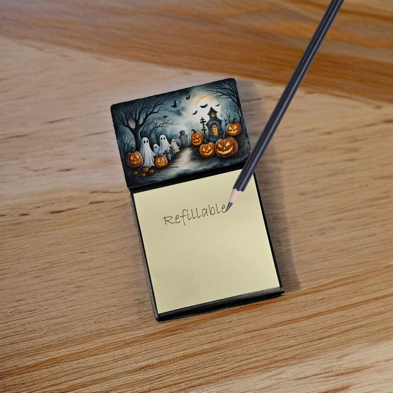 Ghosts Spooky Halloween Sticky Note Holder