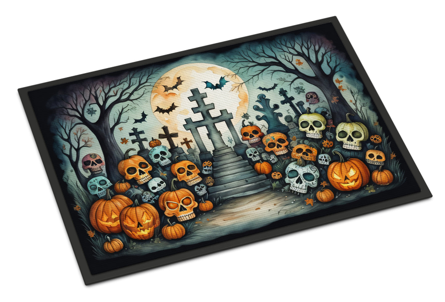 Buy this Calaveras Sugar Skulls Spooky Halloween Doormat