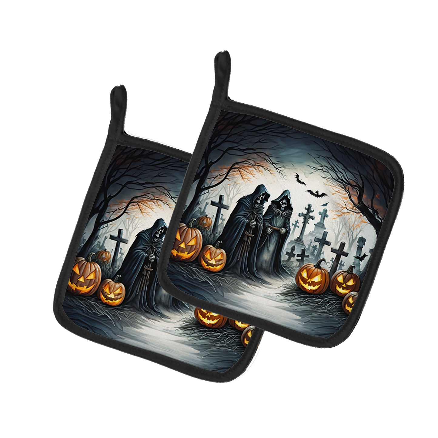 Buy this The Grim Reaper Spooky Halloween Pair of Pot Holders