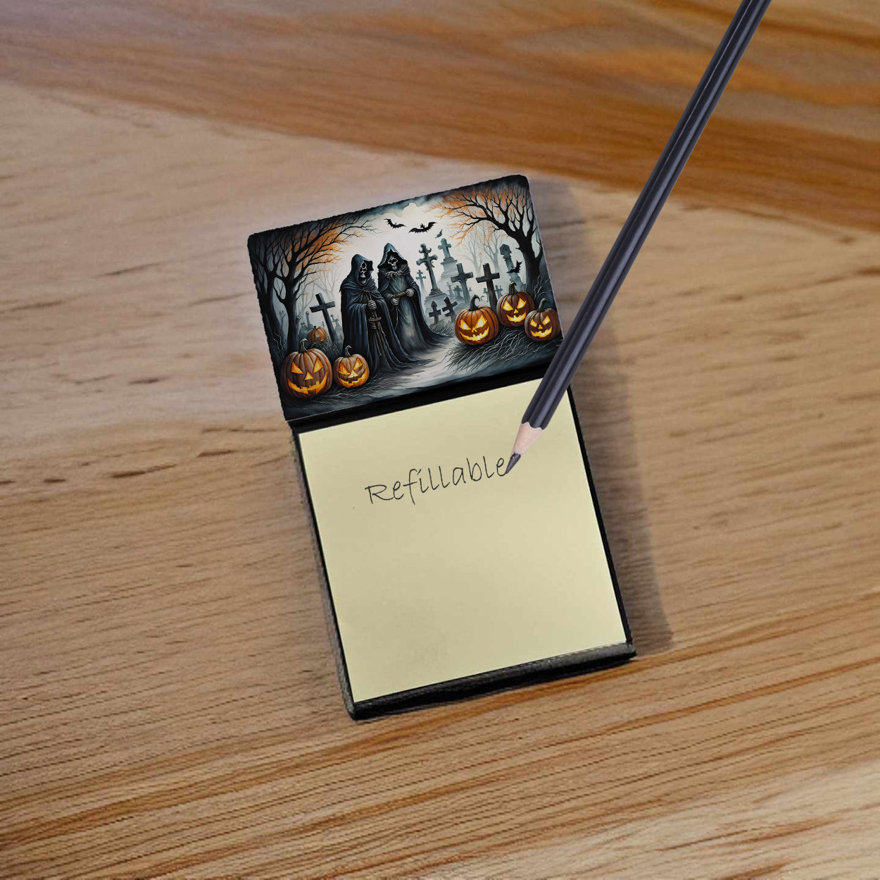 The Grim Reaper Spooky Halloween Sticky Note Holder