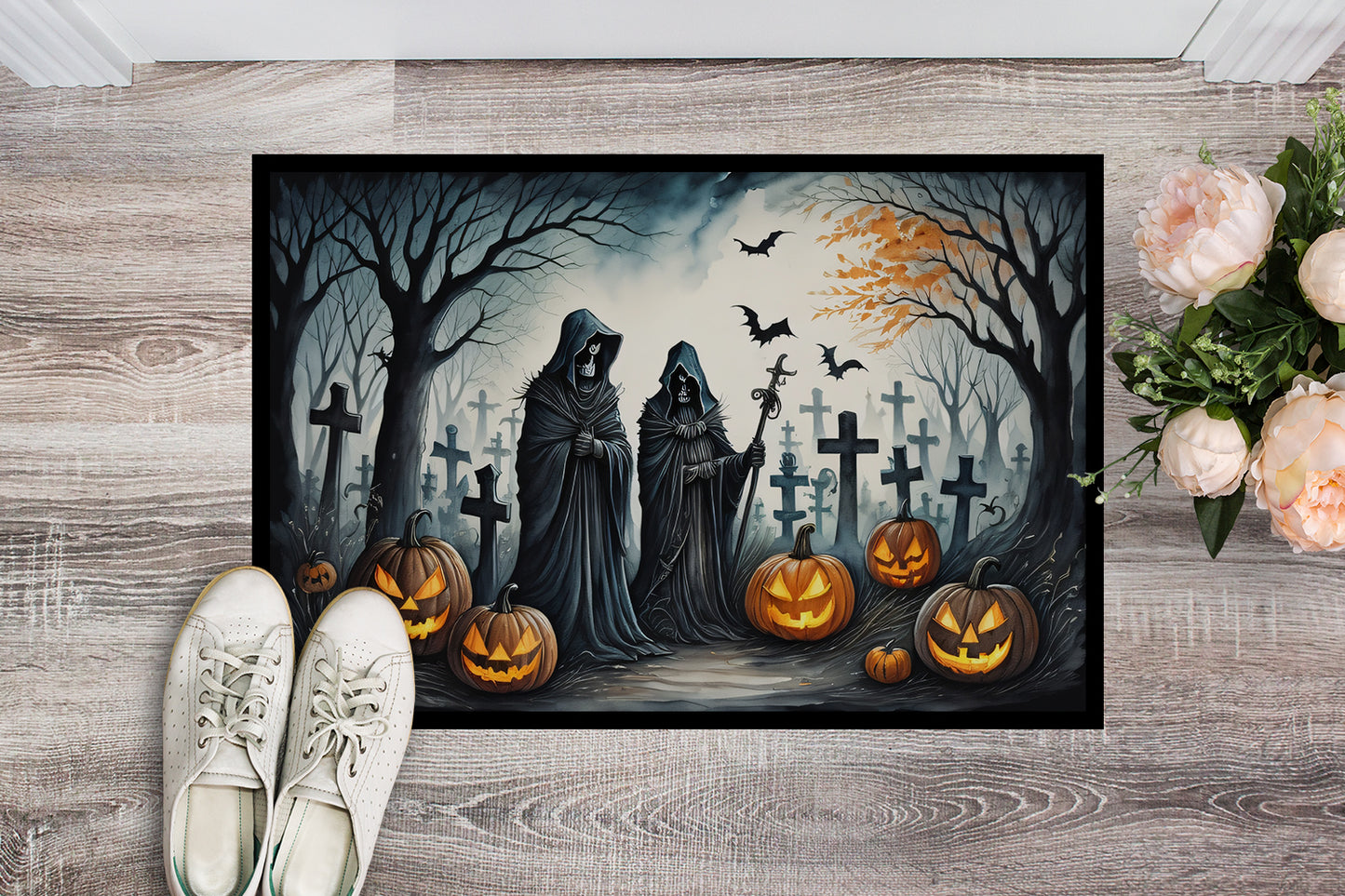 The Grim Reaper Spooky Halloween Doormat