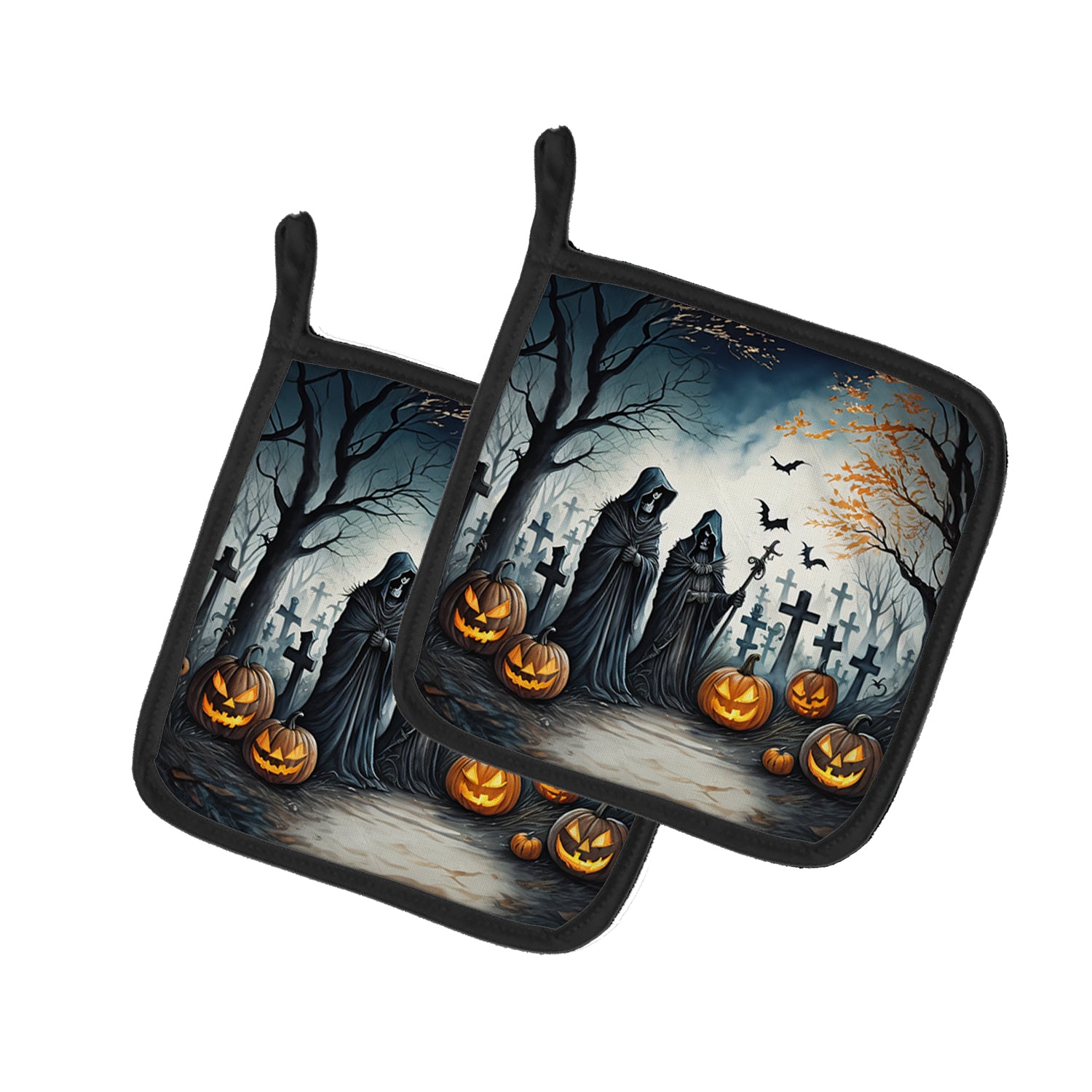 Buy this The Grim Reaper Spooky Halloween Pair of Pot Holders