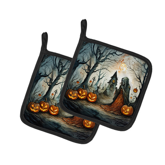 Buy this The Weeping Woman Spooky Halloween Pair of Pot Holders