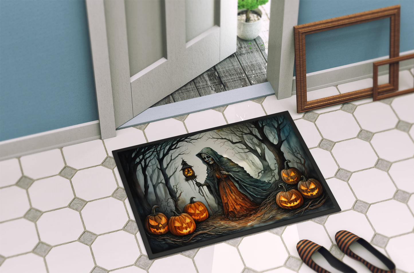 The Weeping Woman Spooky Halloween Doormat