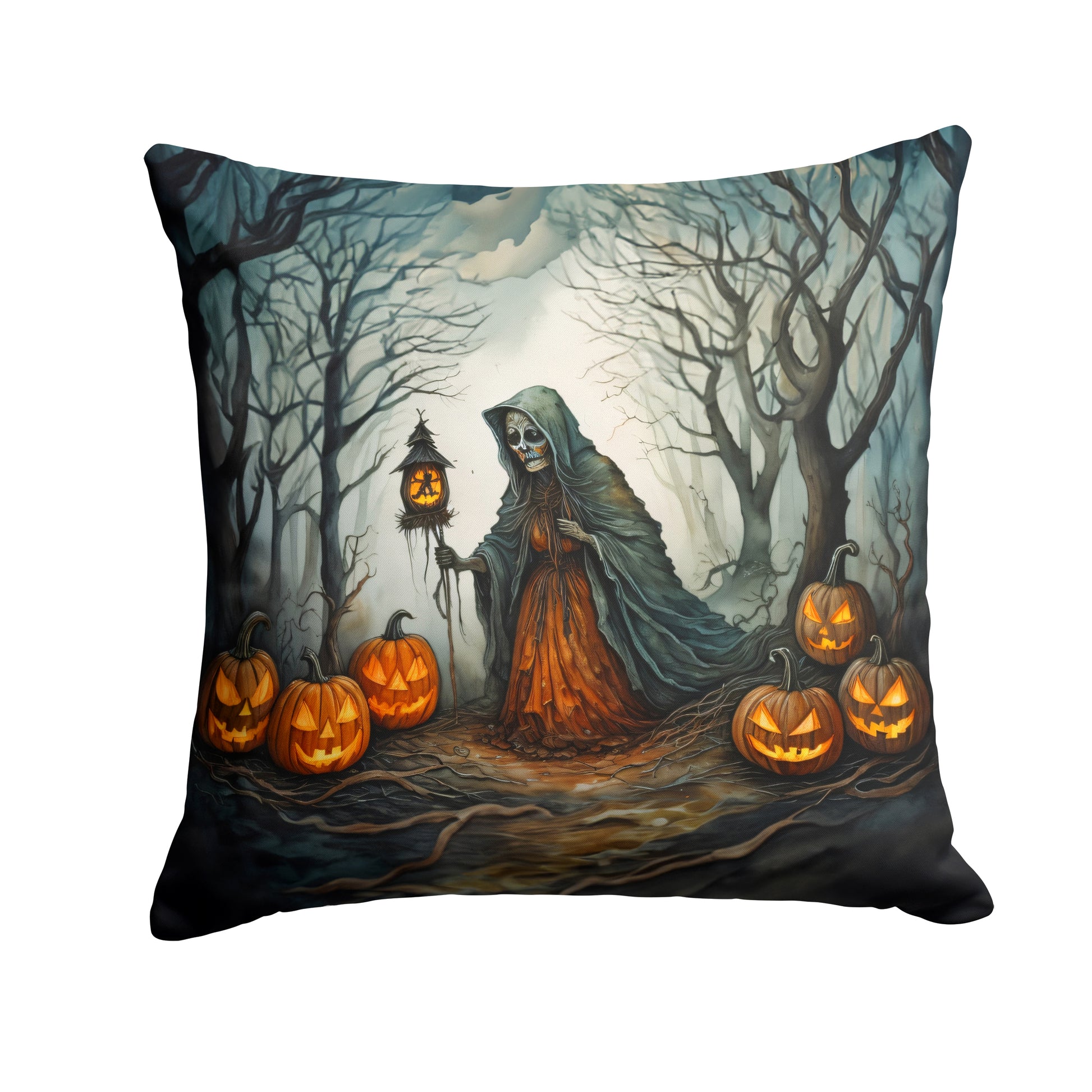 Buy this The Weeping Woman Spooky Halloween Throw Pillow