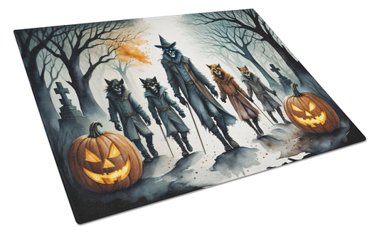 Buy this Werewolves Spooky Halloween Glass Cutting Board