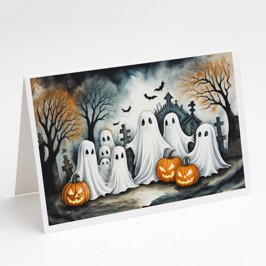 Buy this Ghosts Spooky Halloween Greeting Cards Pack of 8