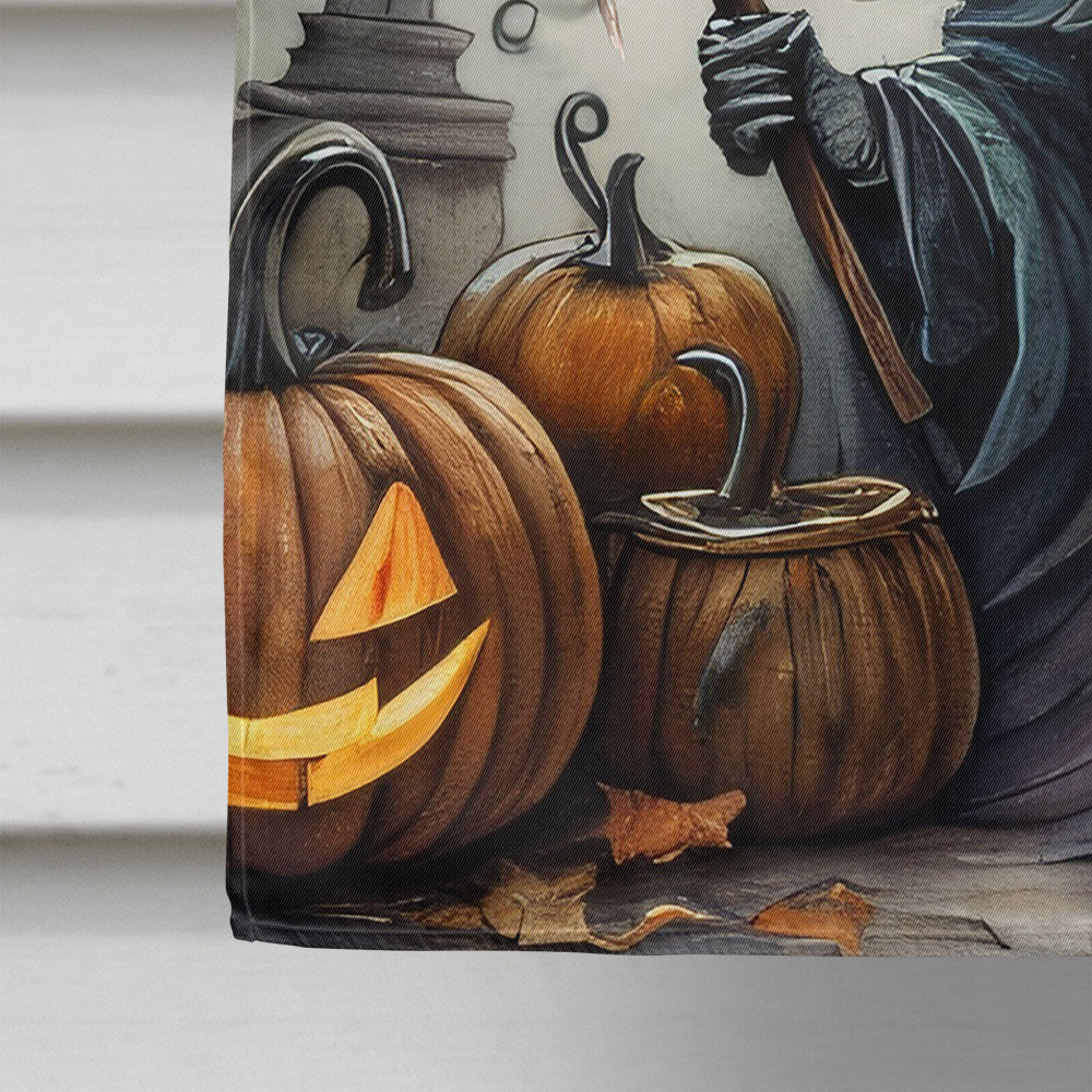 Witch Spooky Halloween House Flag