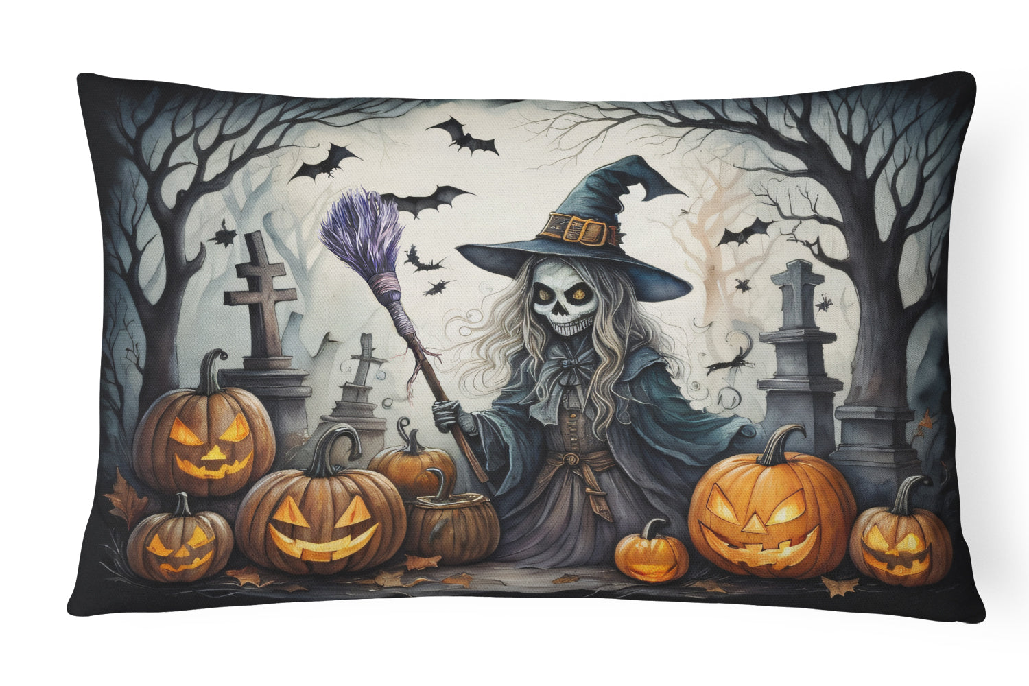 Buy this Witch Spooky Halloween Throw Pillow