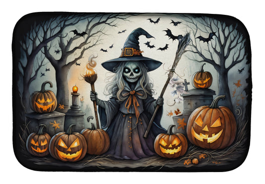 Buy this Witch Spooky Halloween Dish Drying Mat