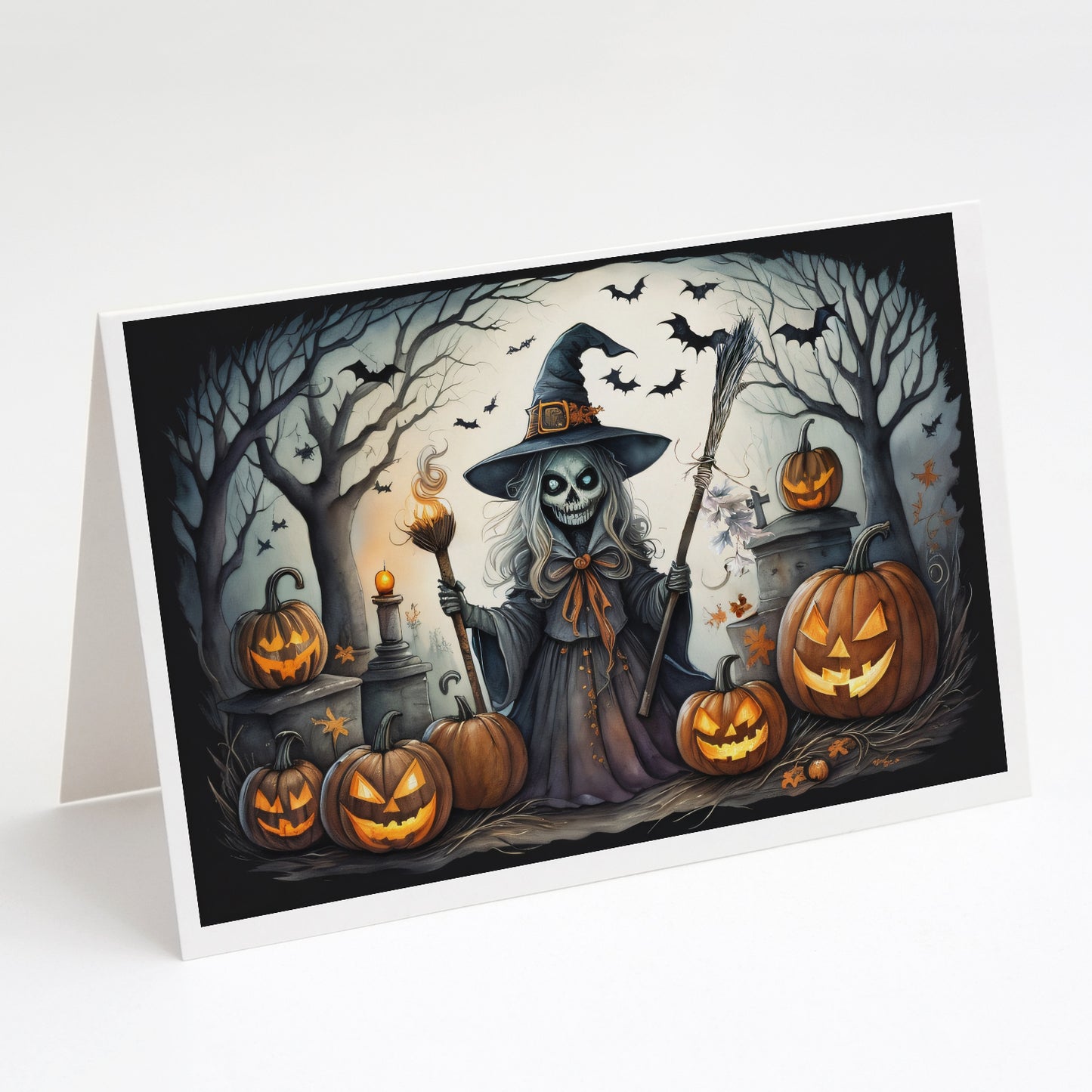 Buy this Witch Spooky Halloween Greeting Cards Pack of 8