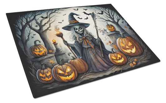 Buy this Witch Spooky Halloween Glass Cutting Board