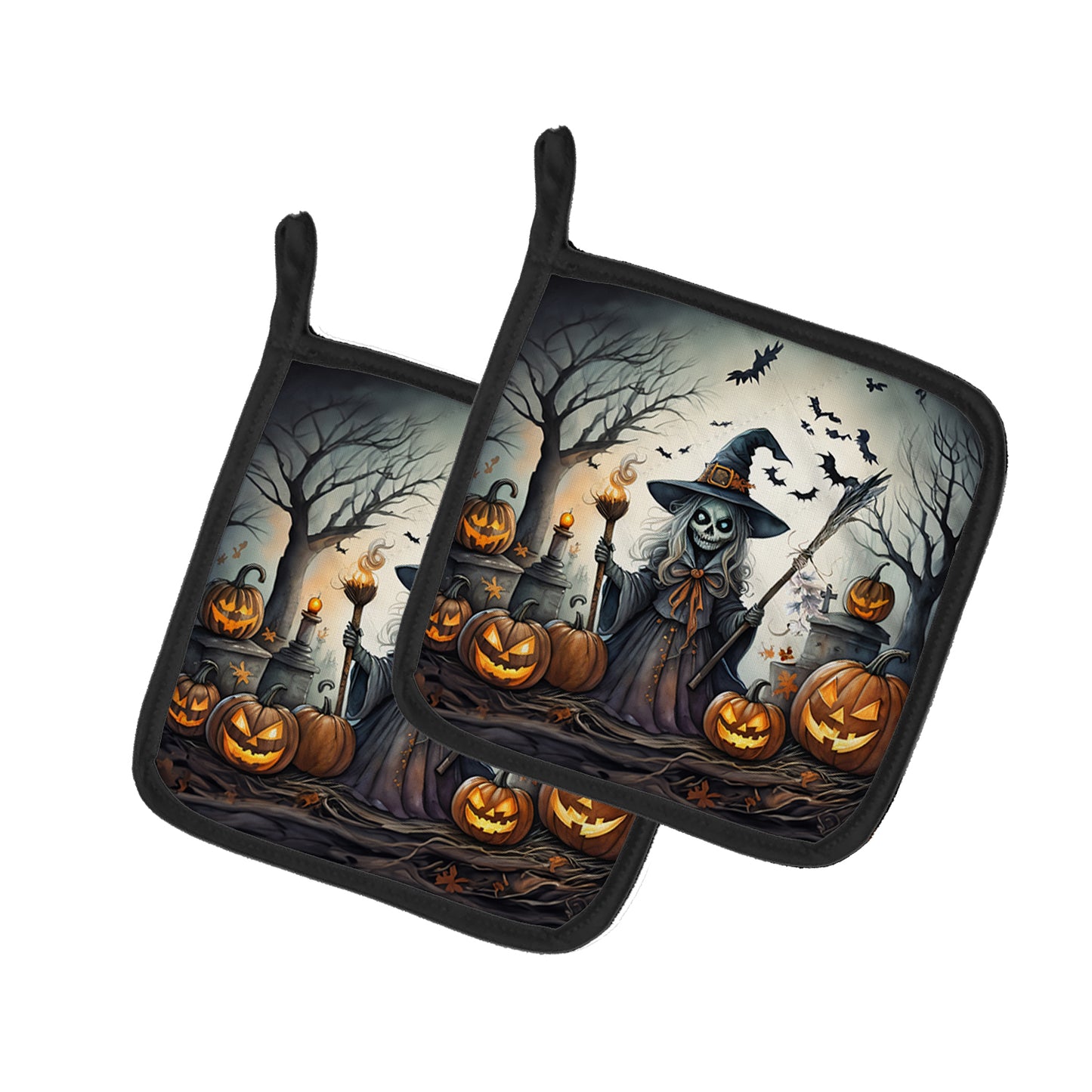 Buy this Witch Spooky Halloween Pair of Pot Holders