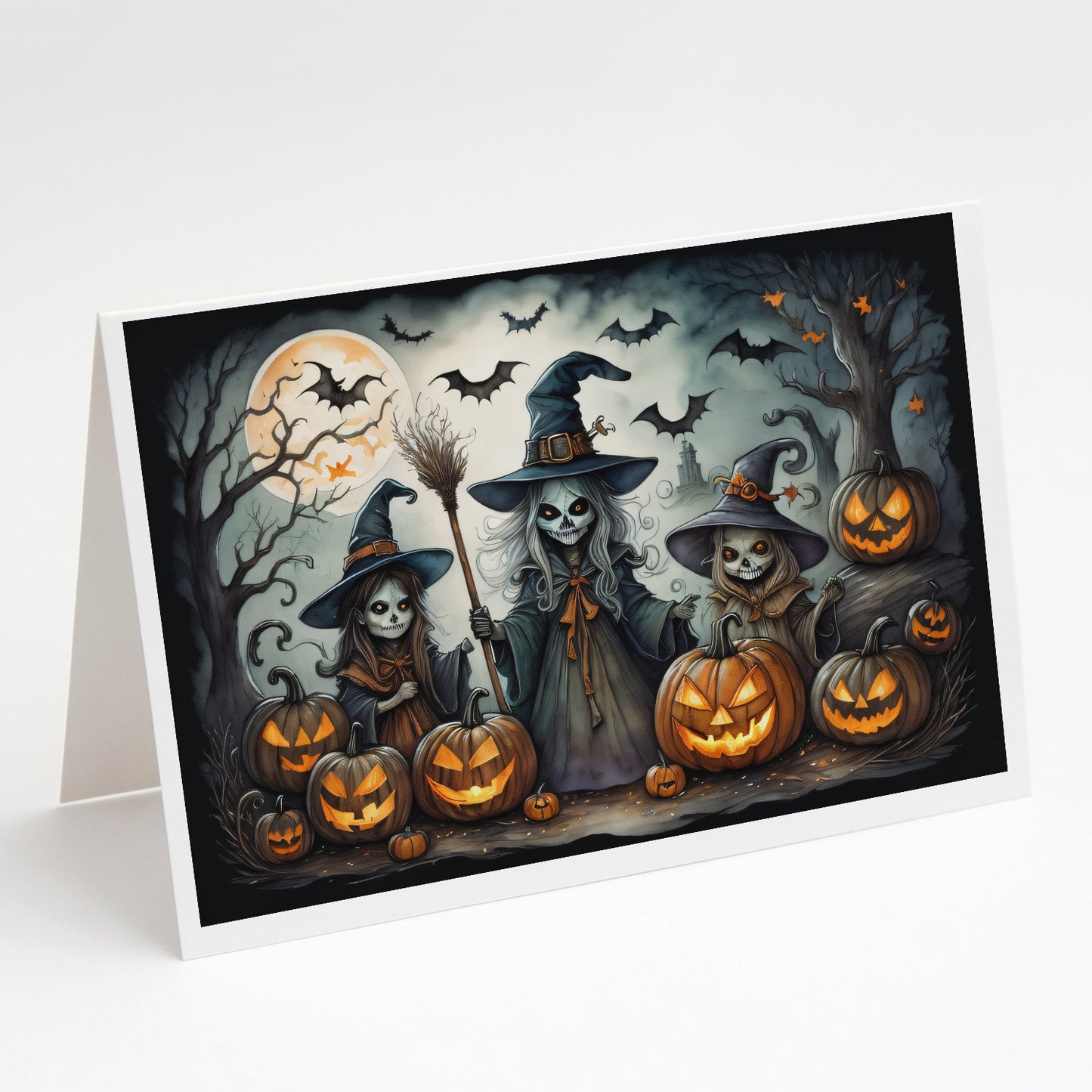 Buy this Witches Spooky Halloween Greeting Cards Pack of 8