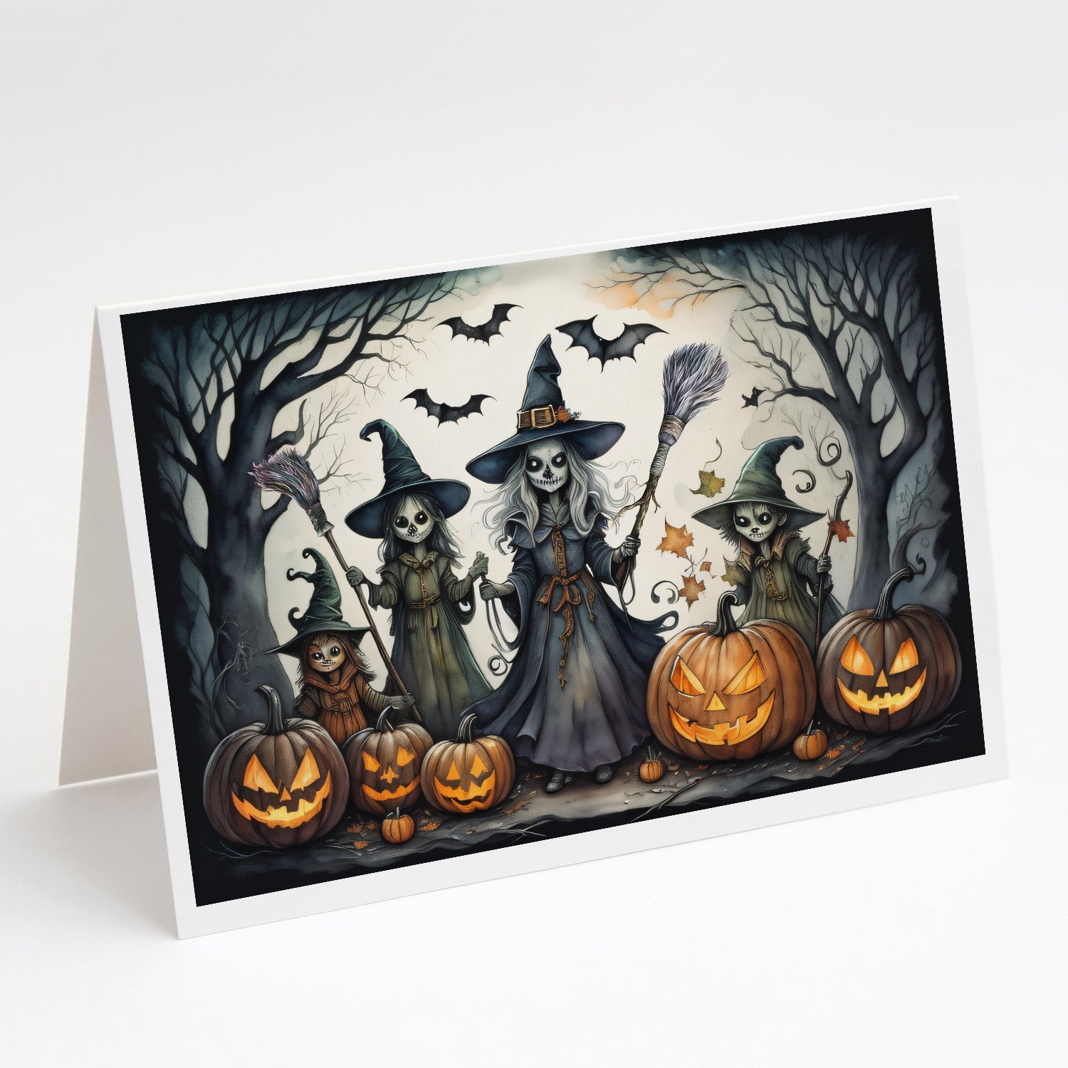 Buy this Witches Spooky Halloween Greeting Cards Pack of 8