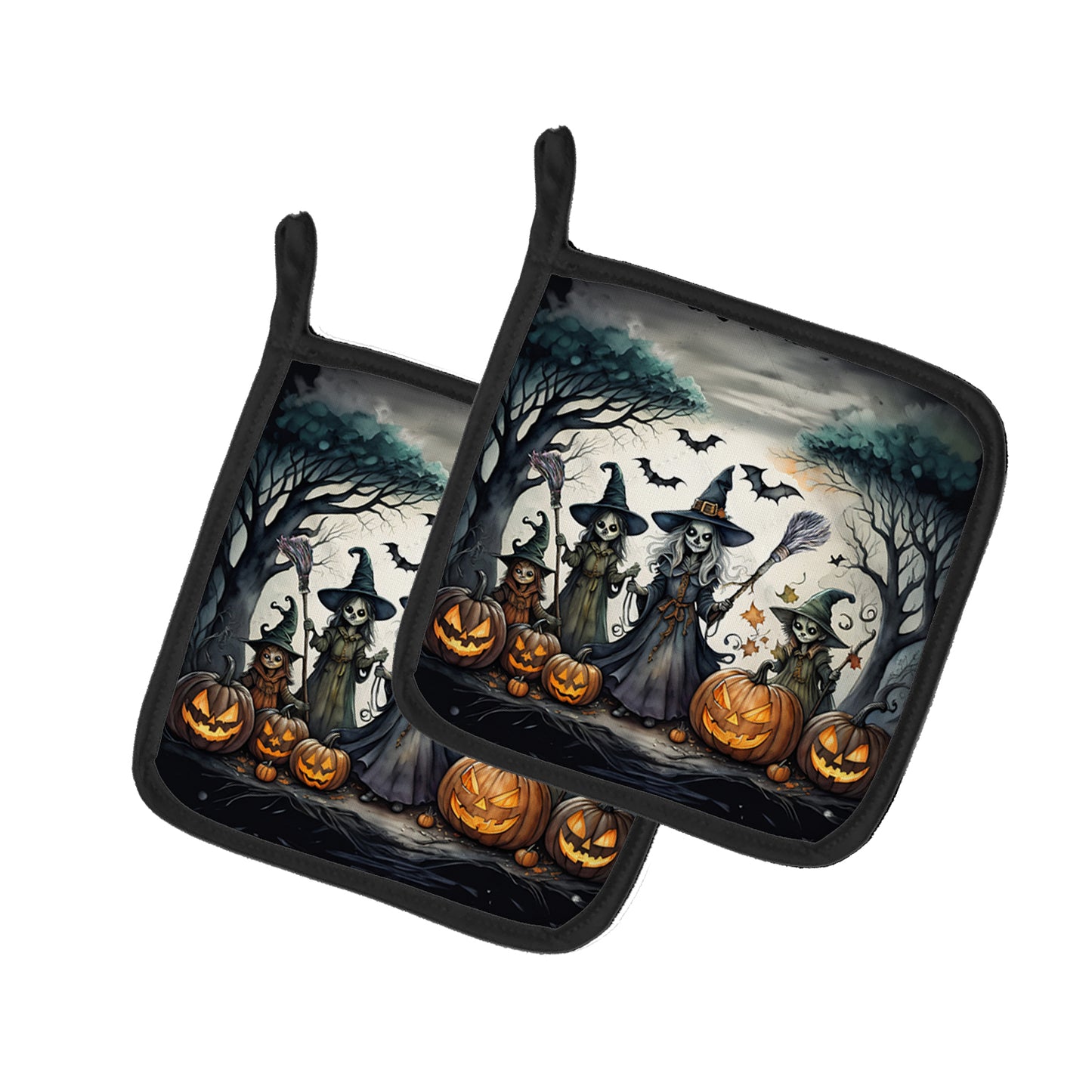 Buy this Witches Spooky Halloween Pair of Pot Holders