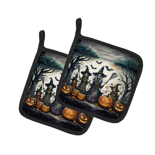 Buy this Witches Spooky Halloween Pair of Pot Holders
