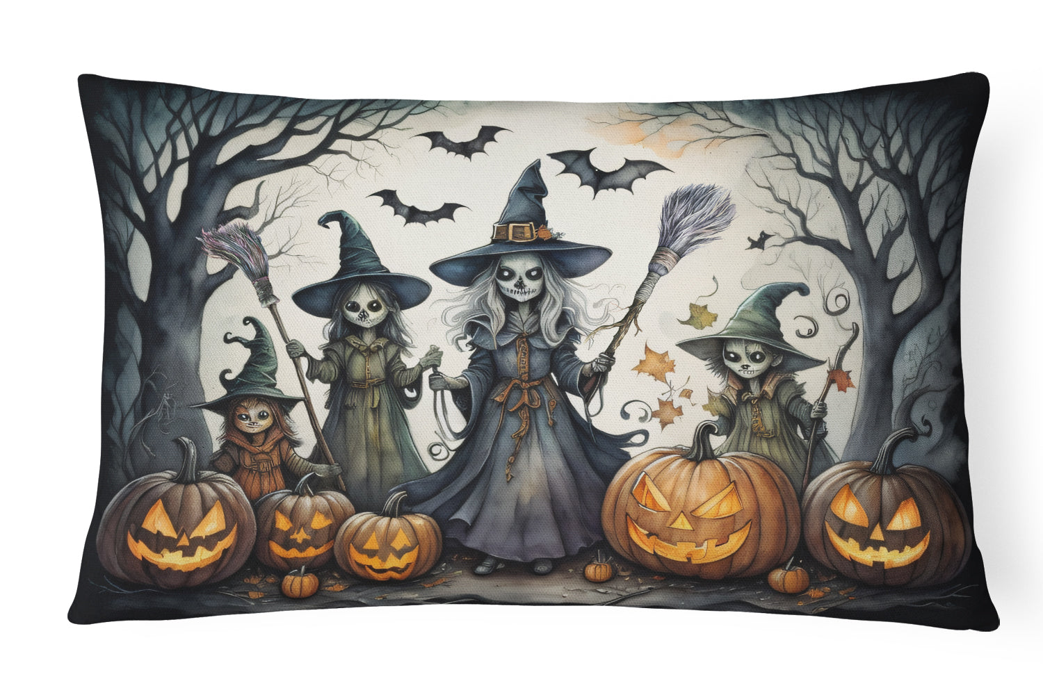 Buy this Witches Spooky Halloween Throw Pillow