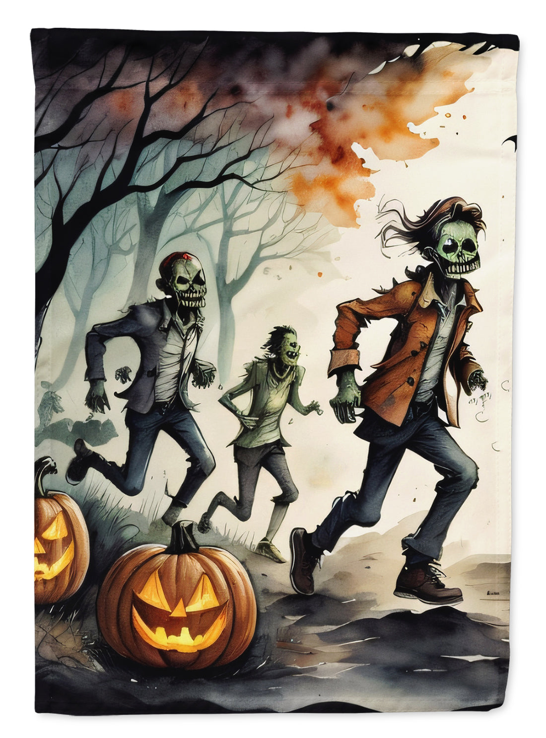 Buy this Zombies Spooky Halloween Garden Flag