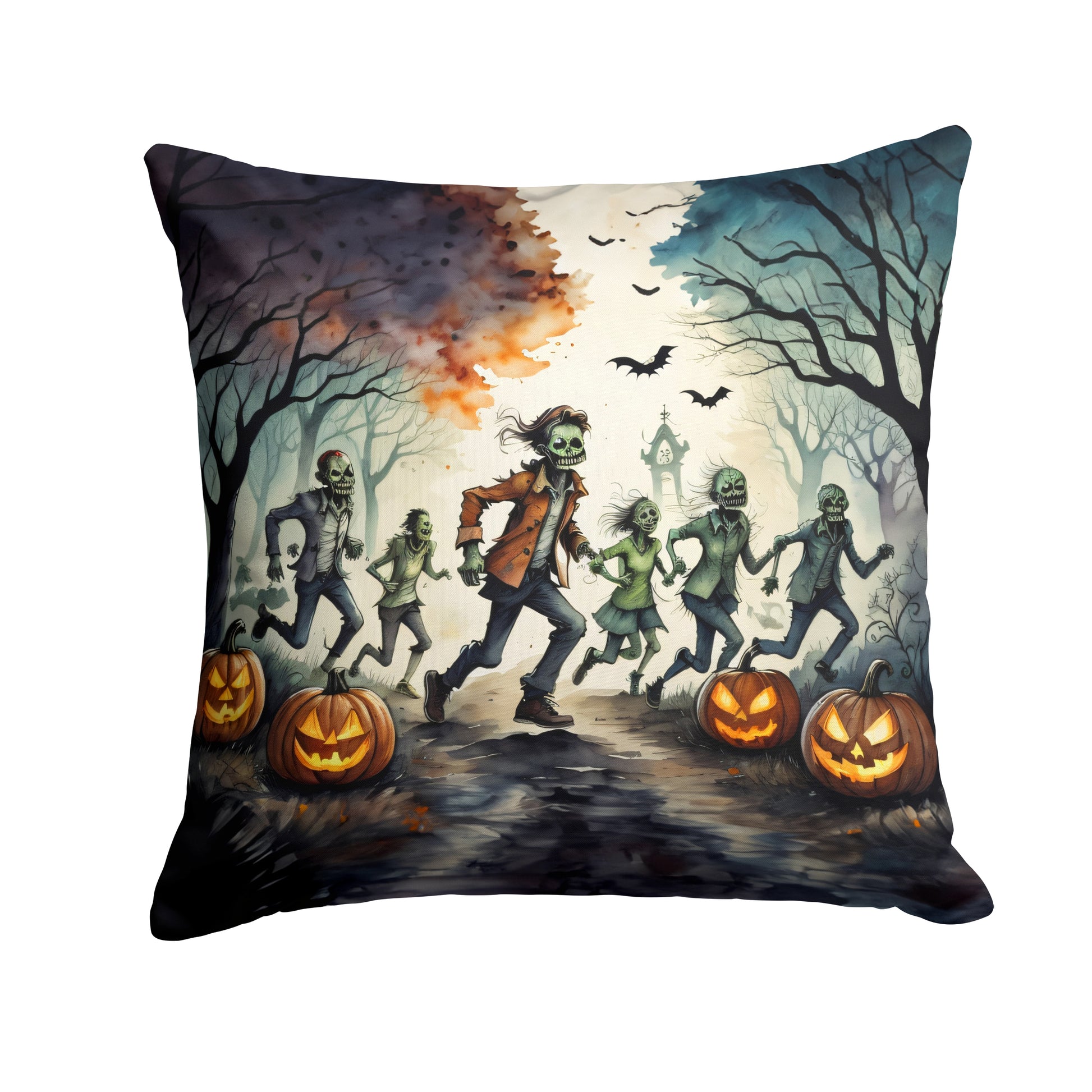 Buy this Zombies Spooky Halloween Throw Pillow