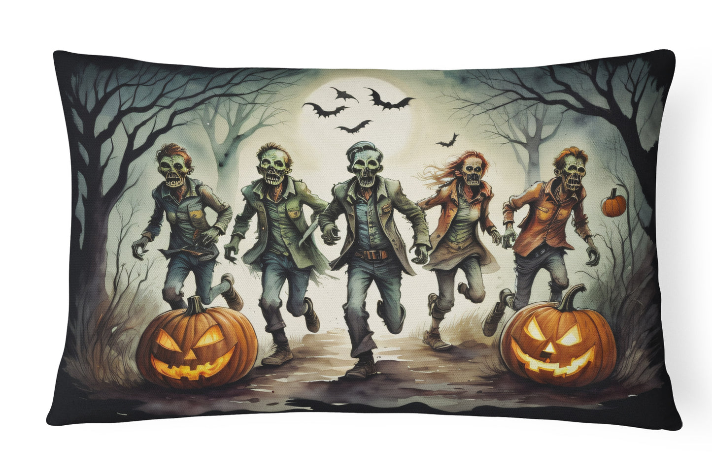 Buy this Zombies Spooky Halloween Throw Pillow