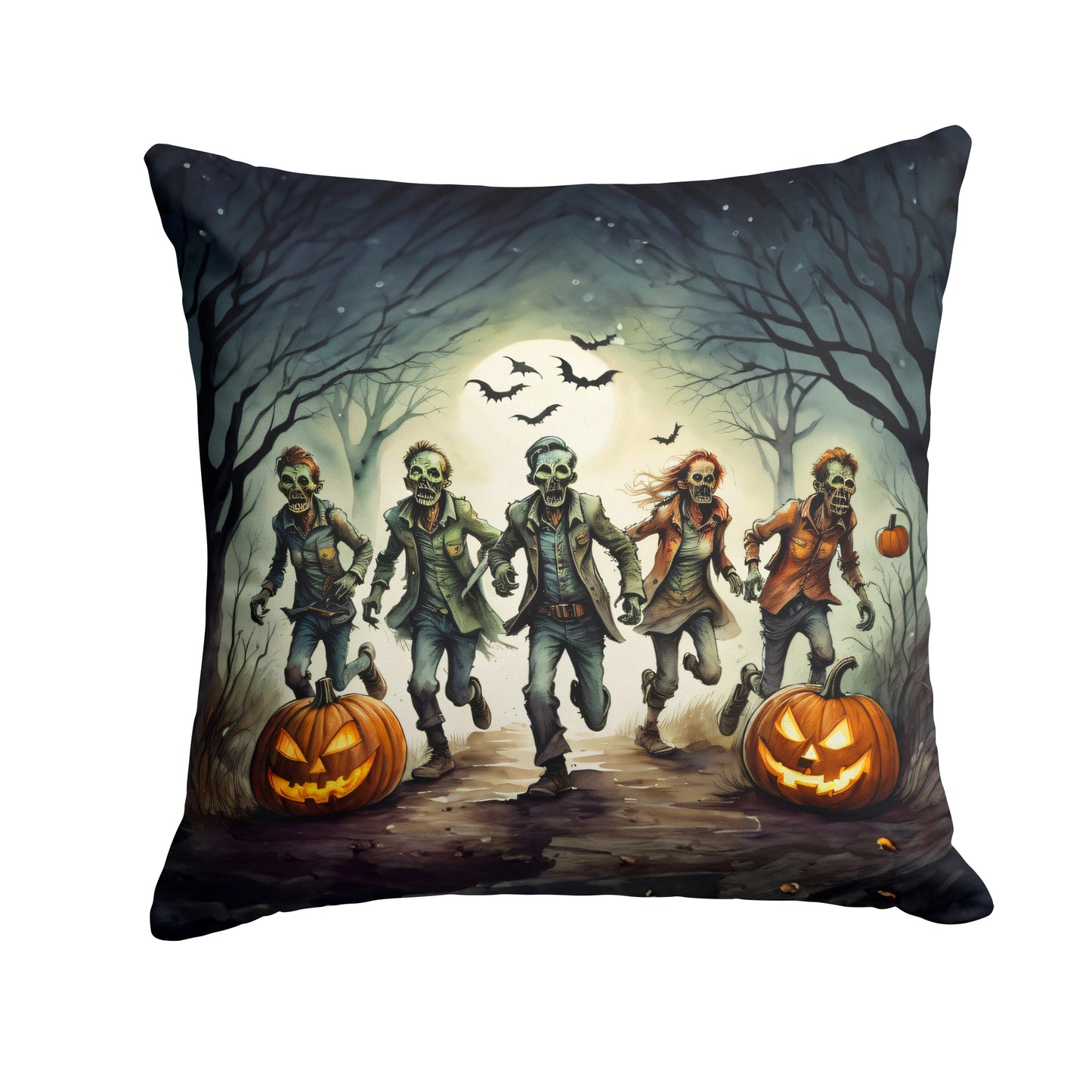 Buy this Zombies Spooky Halloween Throw Pillow