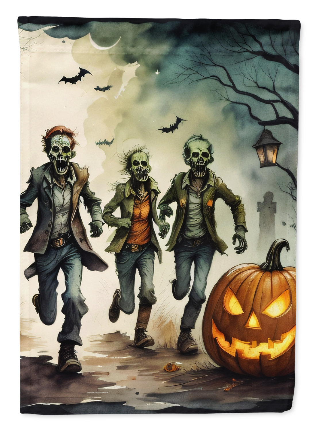 Buy this Zombies Spooky Halloween Garden Flag