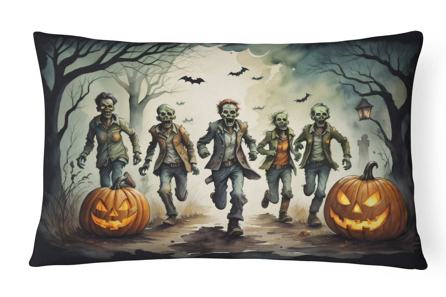 Buy this Zombies Spooky Halloween Throw Pillow