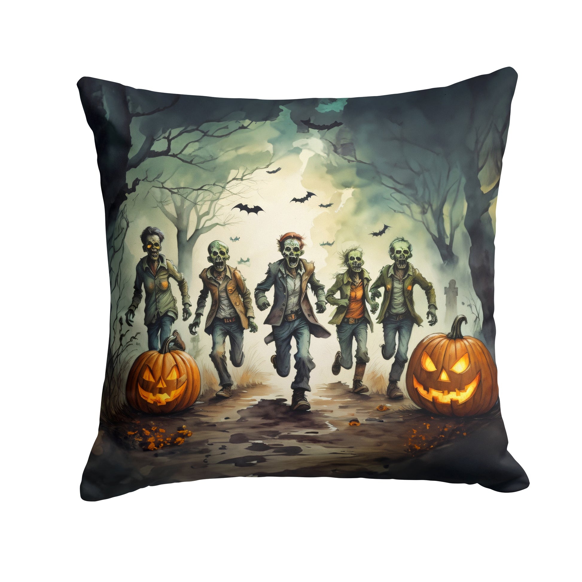 Buy this Zombies Spooky Halloween Throw Pillow