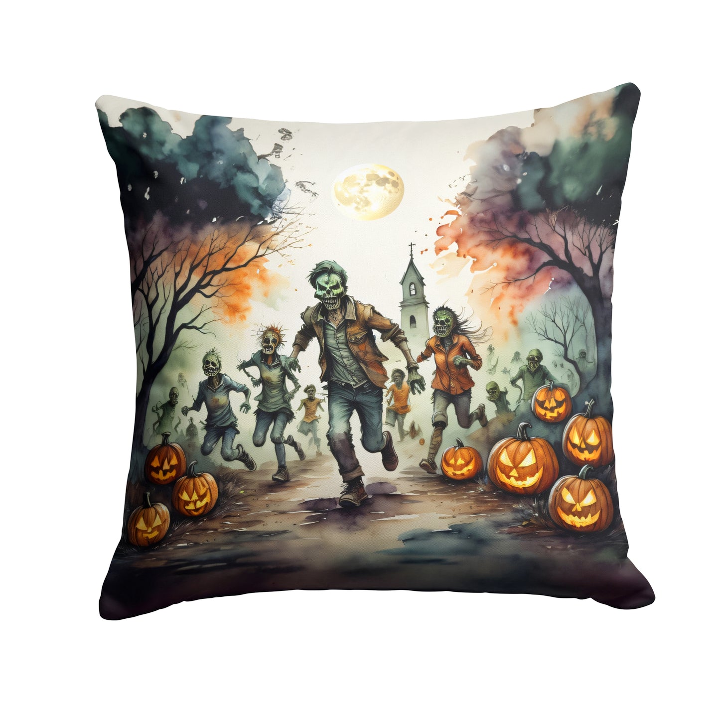 Buy this Zombies Spooky Halloween Throw Pillow