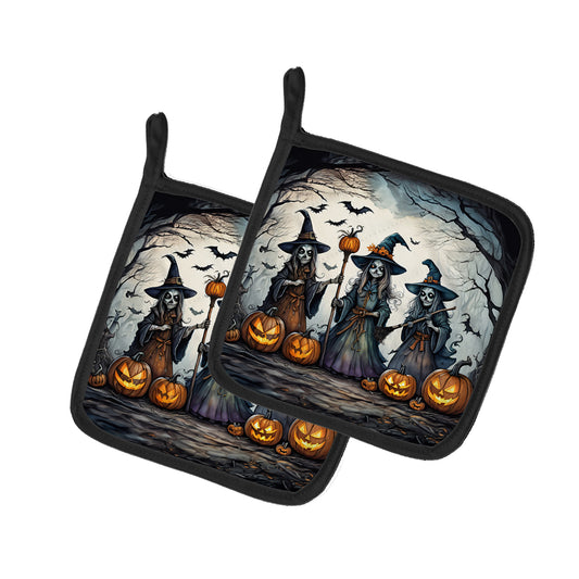 Buy this Witches Spooky Halloween Pair of Pot Holders