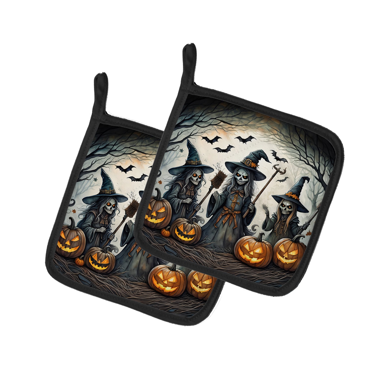 Buy this Witches Spooky Halloween Pair of Pot Holders