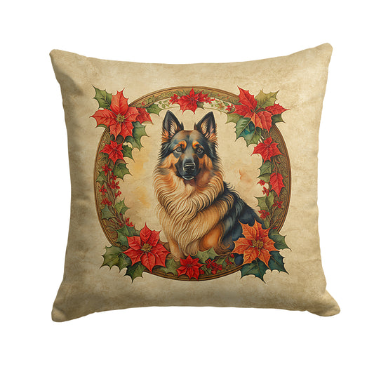 Buy this Belgian Tervuren Christmas Flowers Throw Pillow