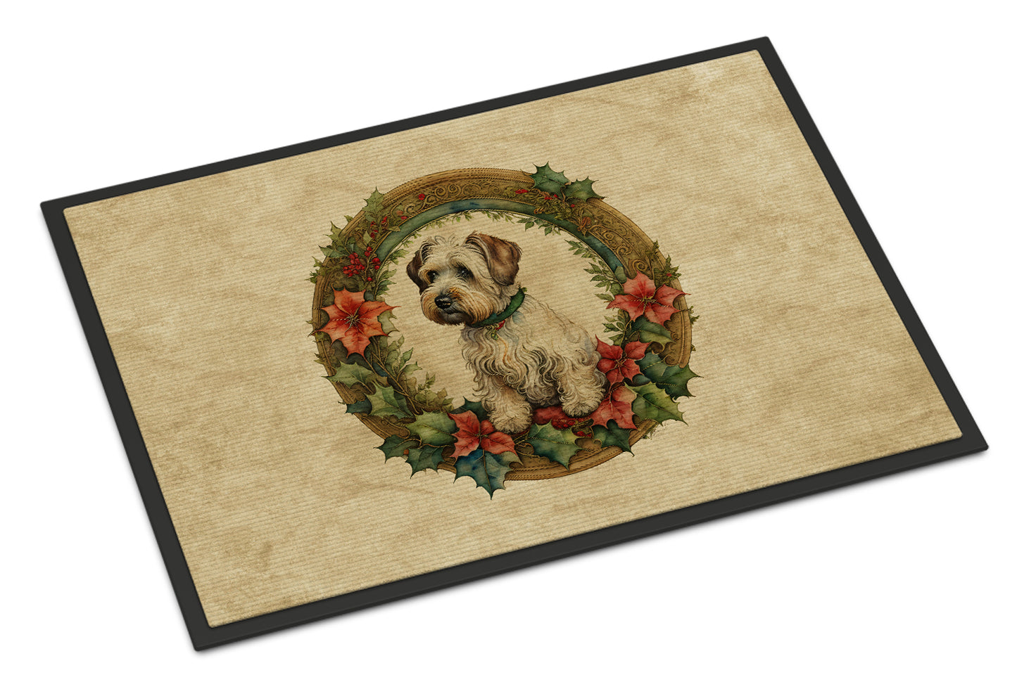 Buy this Sealyham Terrier Christmas Flowers Doormat