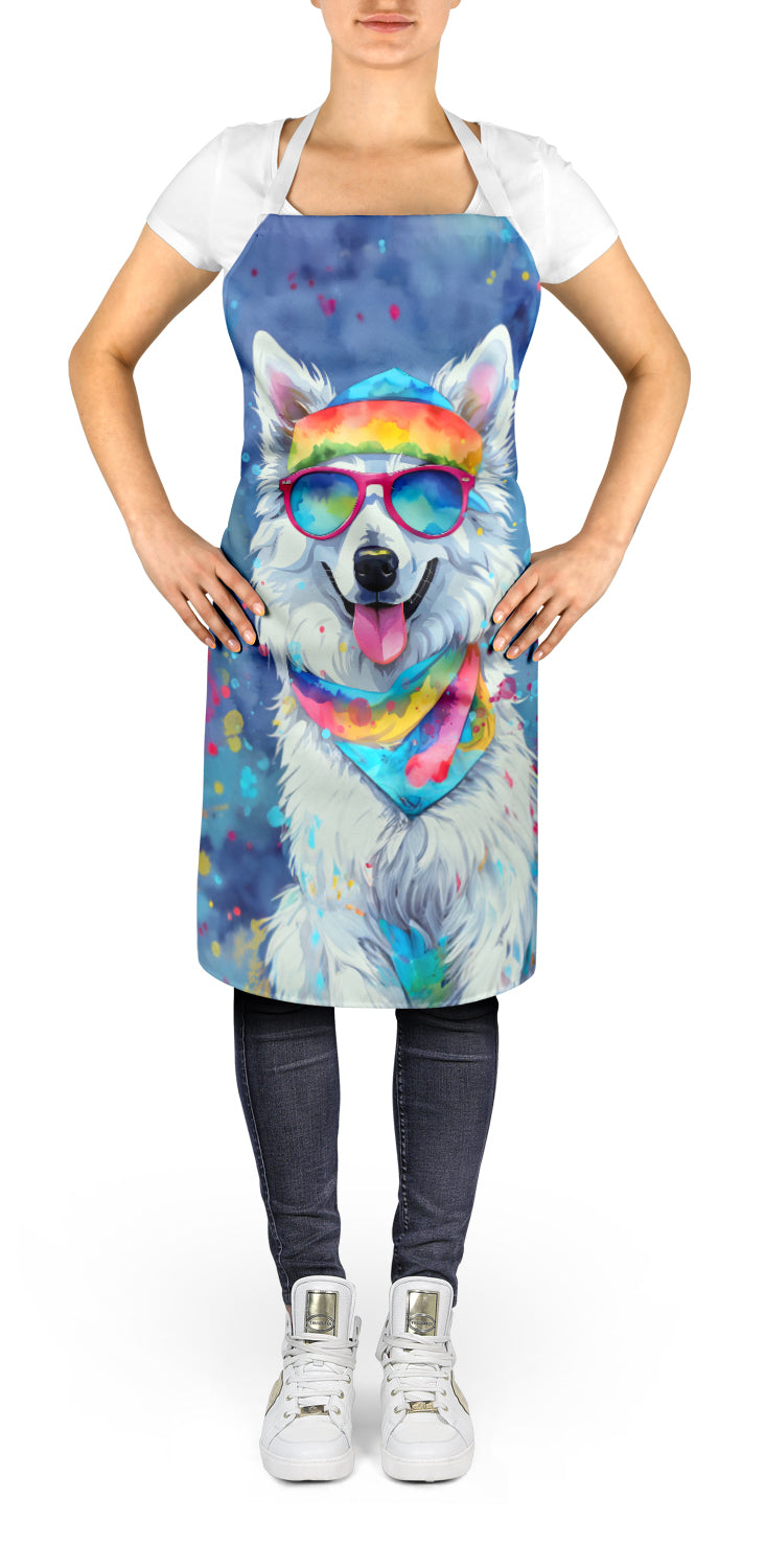 American Eskimo Hippie Dawg Apron